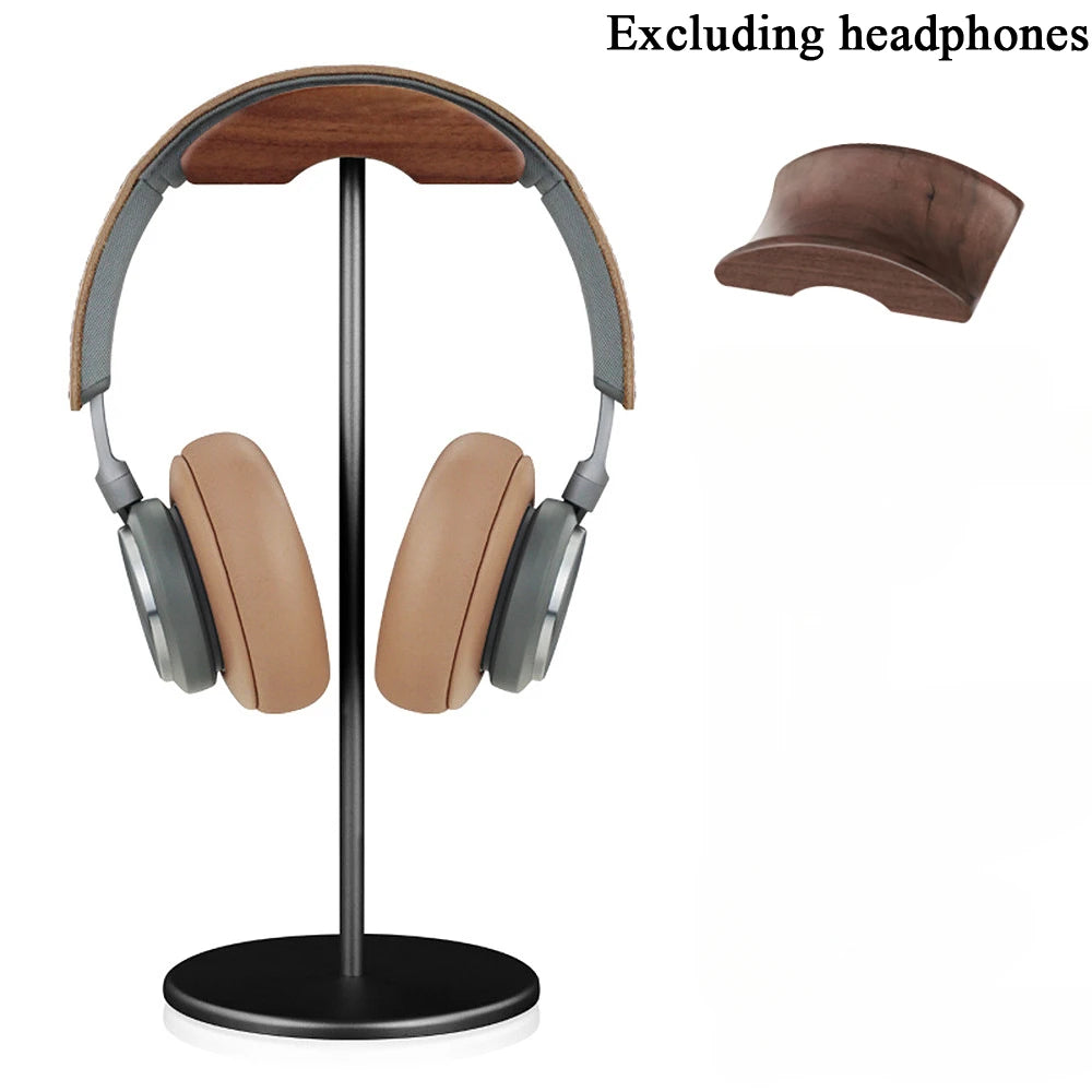 Walnut Wood Headphone Stand