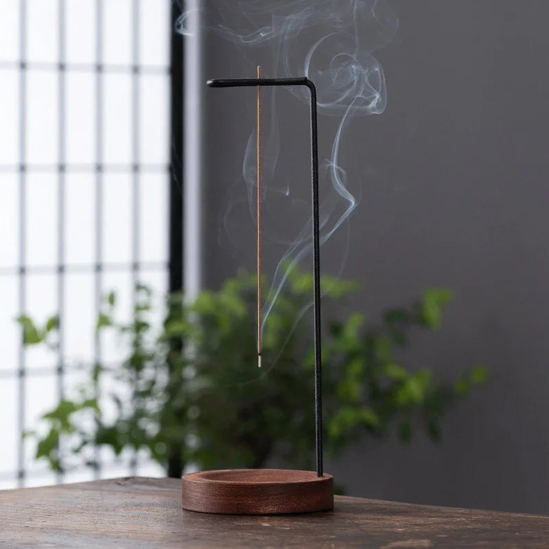 Upside-Down Wooden Incense Burner