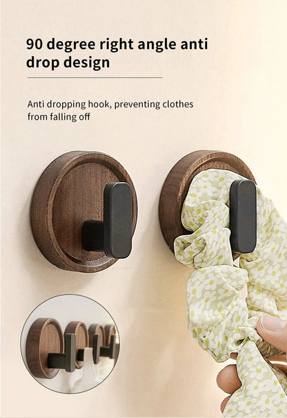 Walnut Wood Robe Hook