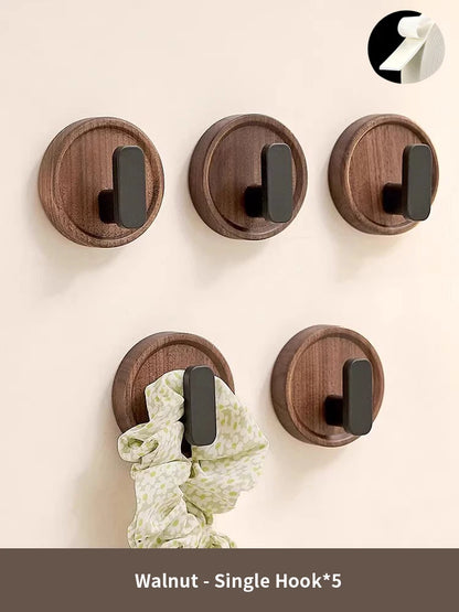 Walnut Wood Robe Hook