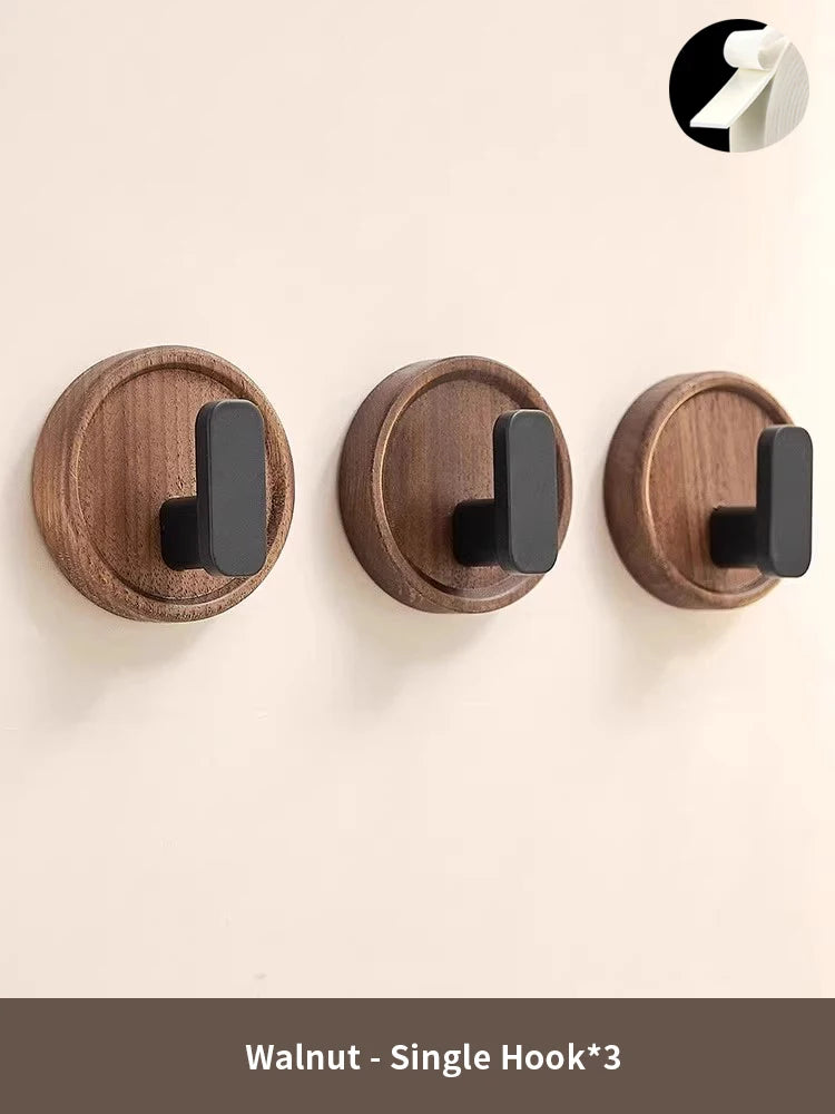 Walnut Wood Robe Hook